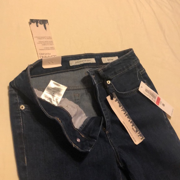 NWT Jones NY Jeans Soho Capri Secret Slimming Features size 8 - Picture 8 of 9